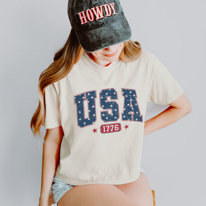 USA 1776 Crop Top